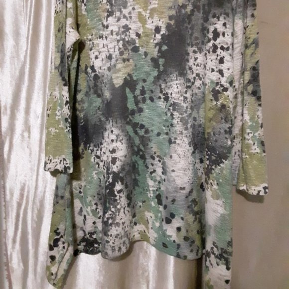 Jess & Jane Earth Leopard Sweater size L - Picture 5 of 5